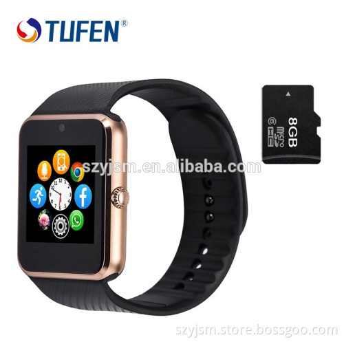 Best Price Smart Watch GT08 SIM Card Bluetooth Support Call Message Camera Facebook Twitter